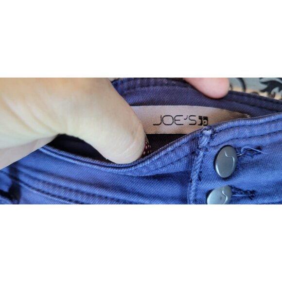 Joe’s jeans Womens  Wide Leg Ankle Crop High Waist Jeans Sz 14 Pagent Blue - Picture 2 of 13